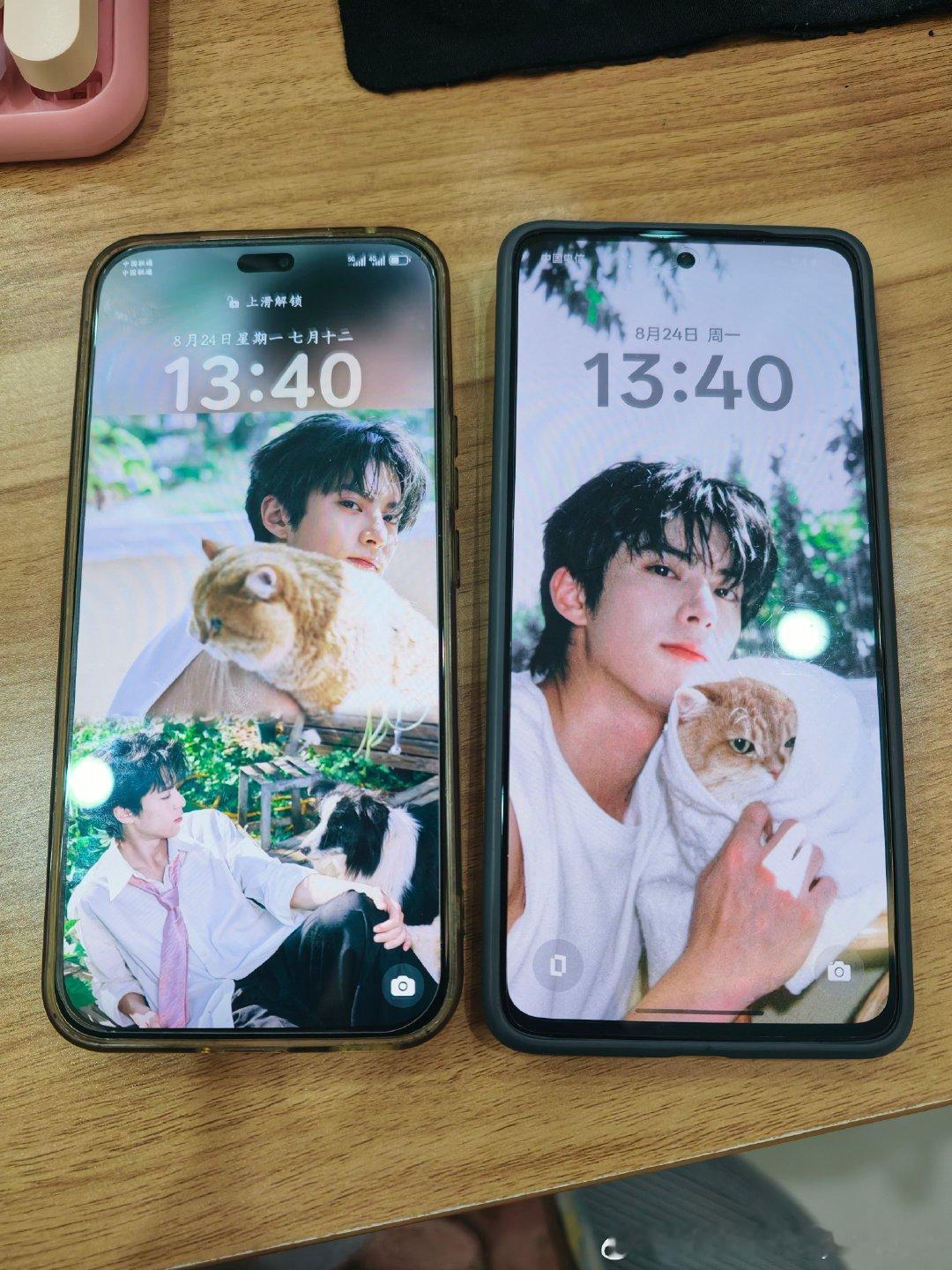 #王鹤棣[超话]#每天看看就很开心💜💜 ​