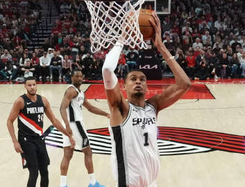 HG08体育解读：开拓者vs马刺季后赛前瞻：亨德森急需回暖 文班欲助队...