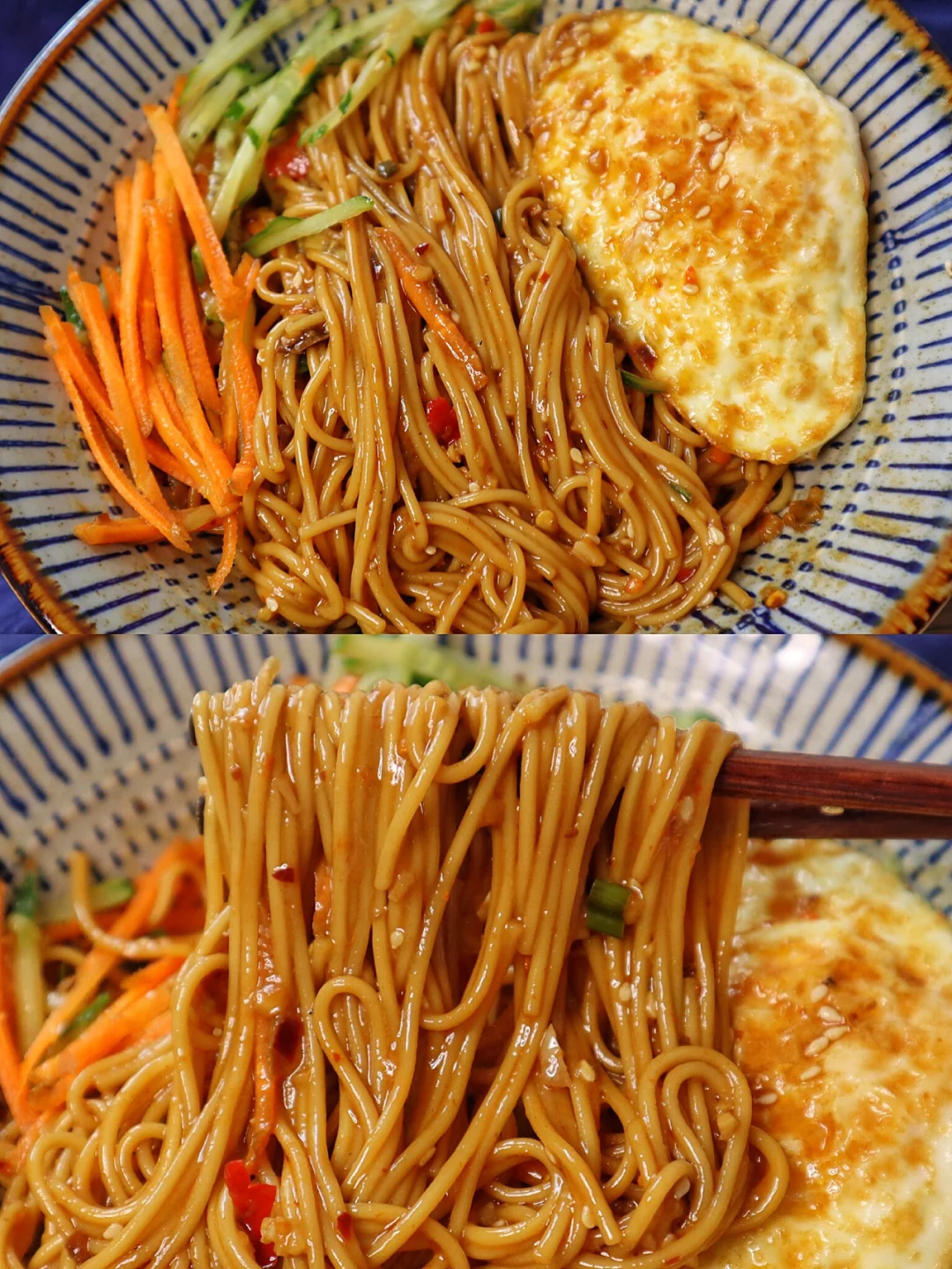 鲜香麻辣的李子柒剁椒拌面㊙️越吃越上瘾‼️