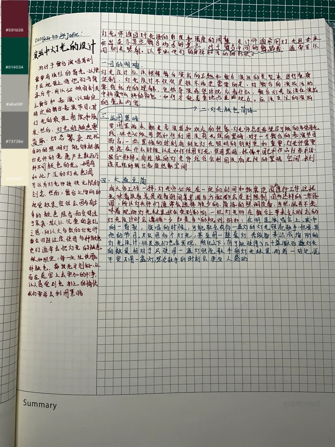 演出中——灯光的设计要素-手写笔记18