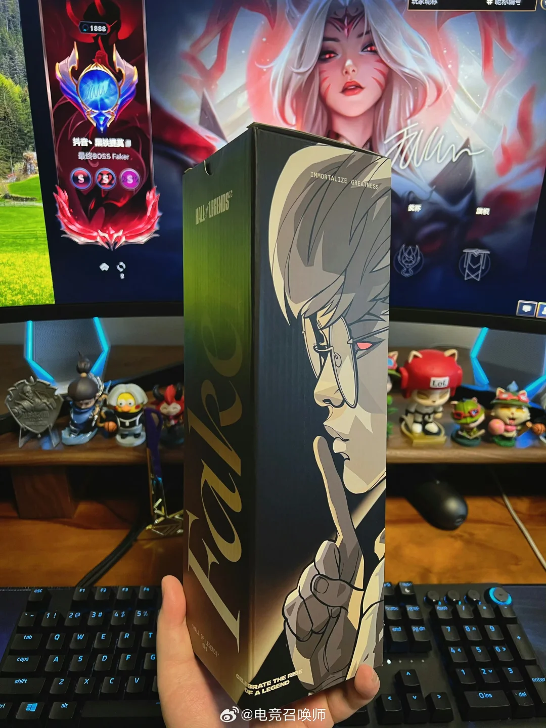 Faker阿狸名人堂鼠标垫！