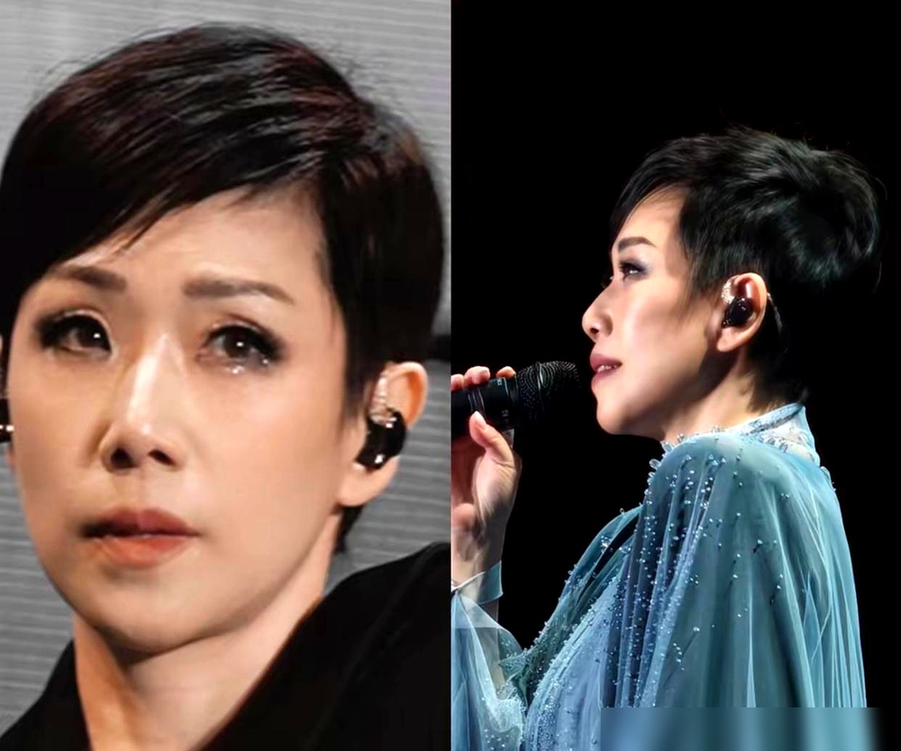 快60了，嗓子比30岁的还能打，林忆莲10月11日上海站一张嘴，场内直接静了。不是情怀滤镜，是真刀真枪的声乐碾压。《假释》那段哨音往高位头声切，稳得像仪器校准过，半点不抖。台下年轻人举着手机，手都在晃。别人这个年纪靠降调、靠垫音、靠氛围感糊弄过去，她偏不。新舞步还在抠，新节奏还在磨，12月19日广州