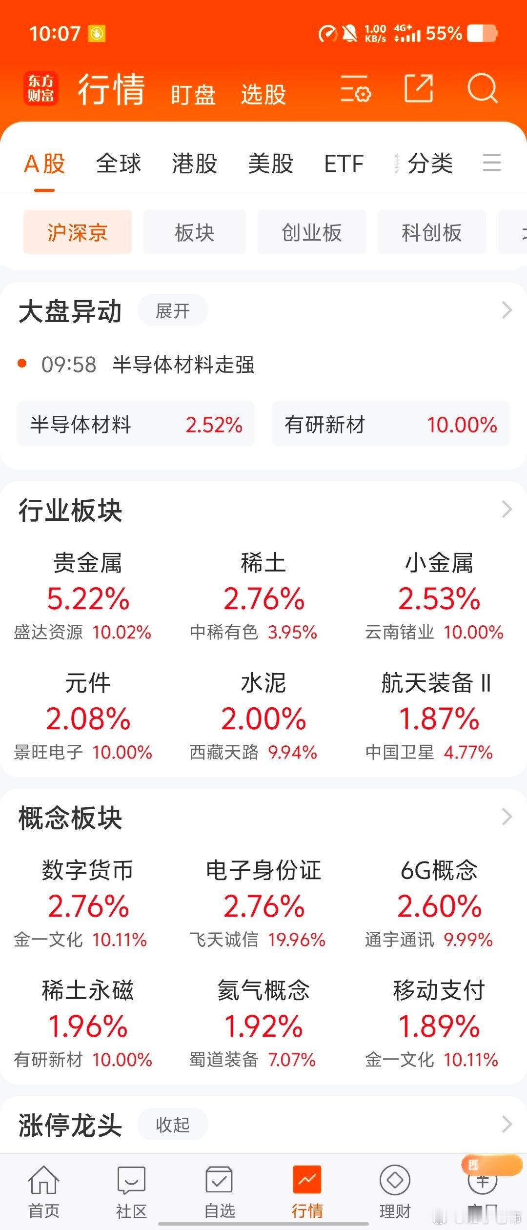 原文提到：多关注跟科技相关的金属,钨,磷化铟等科技金属,   其它金属...