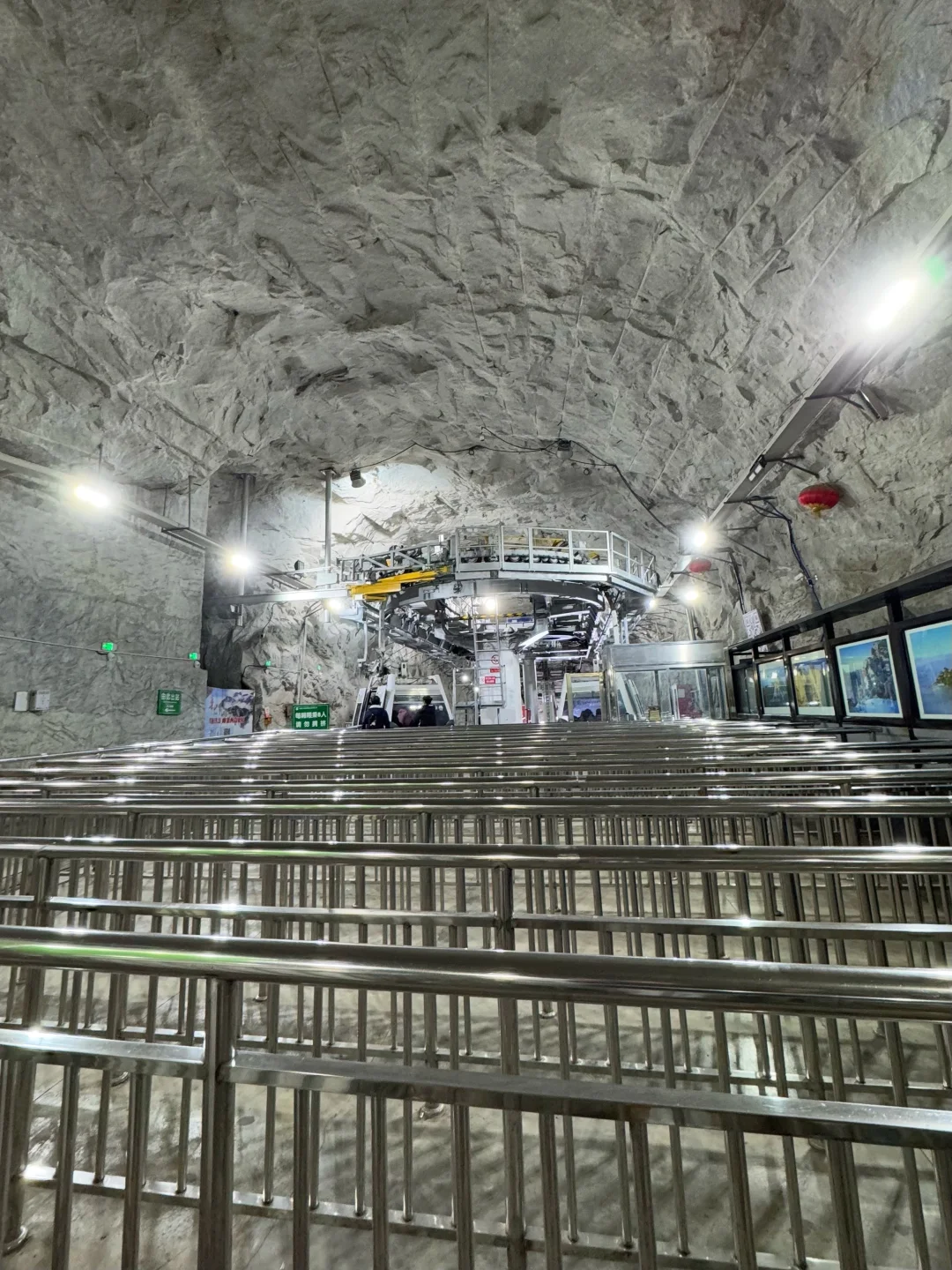 1月份华山索道排队实况