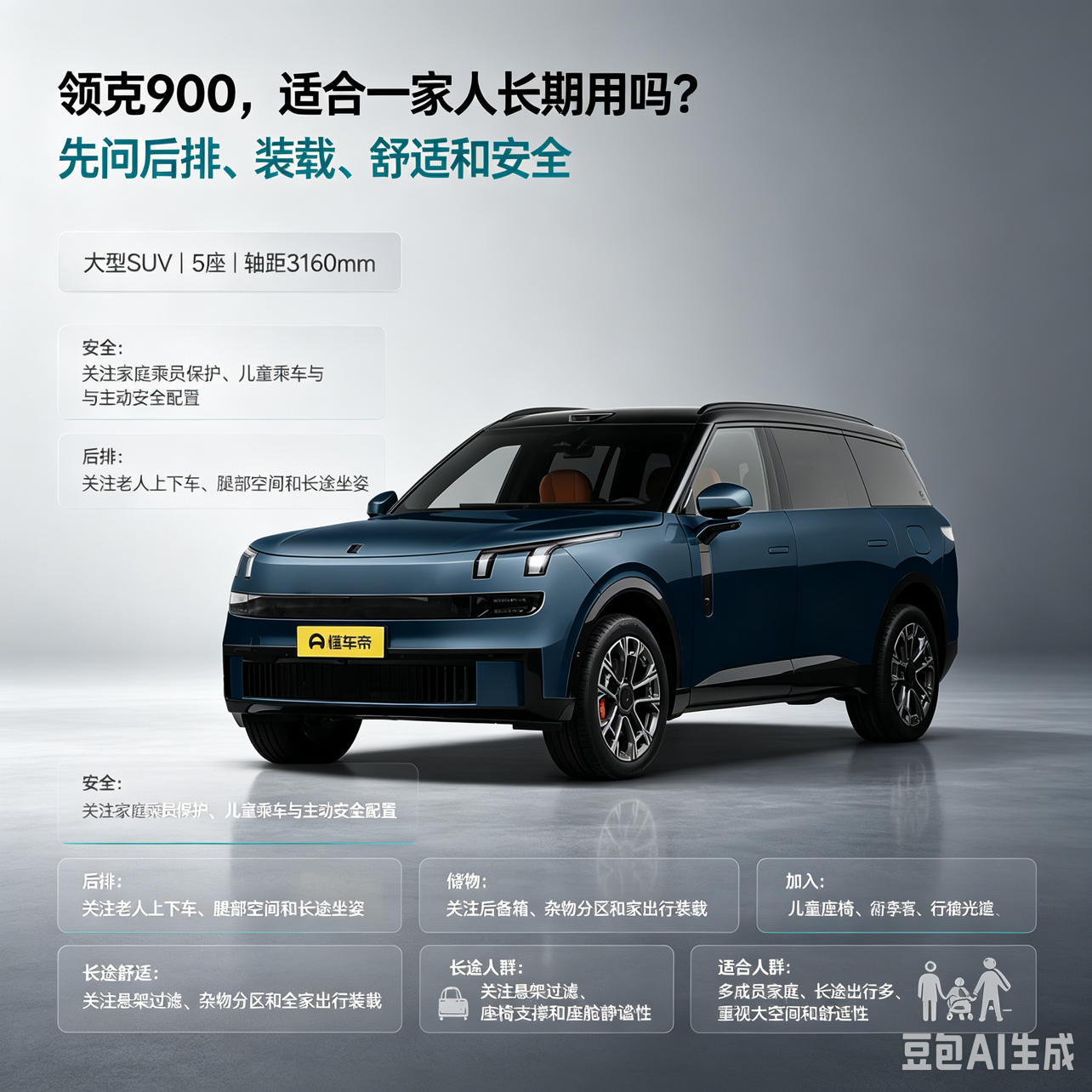 领克900，适合一家人长期用吗？