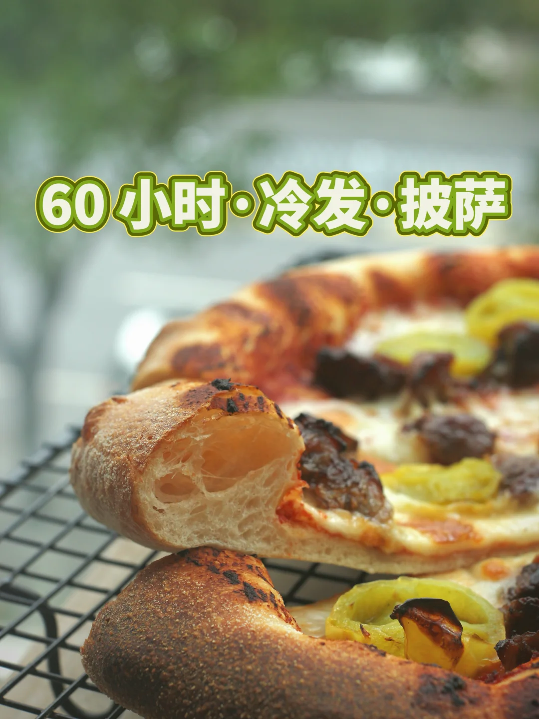 60小时🍕｜Biga 种披萨｜低水量.大孔洞