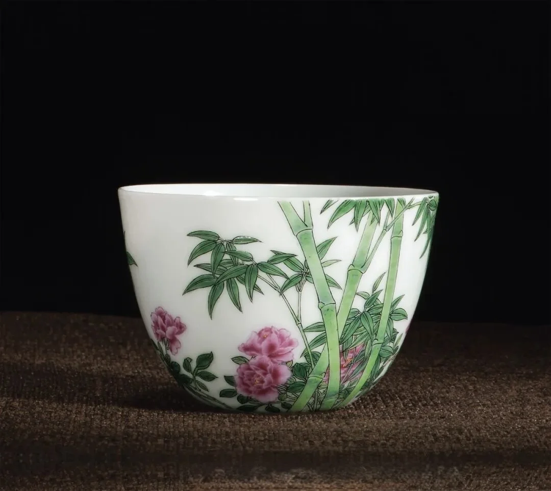 雍正 诗意小杯