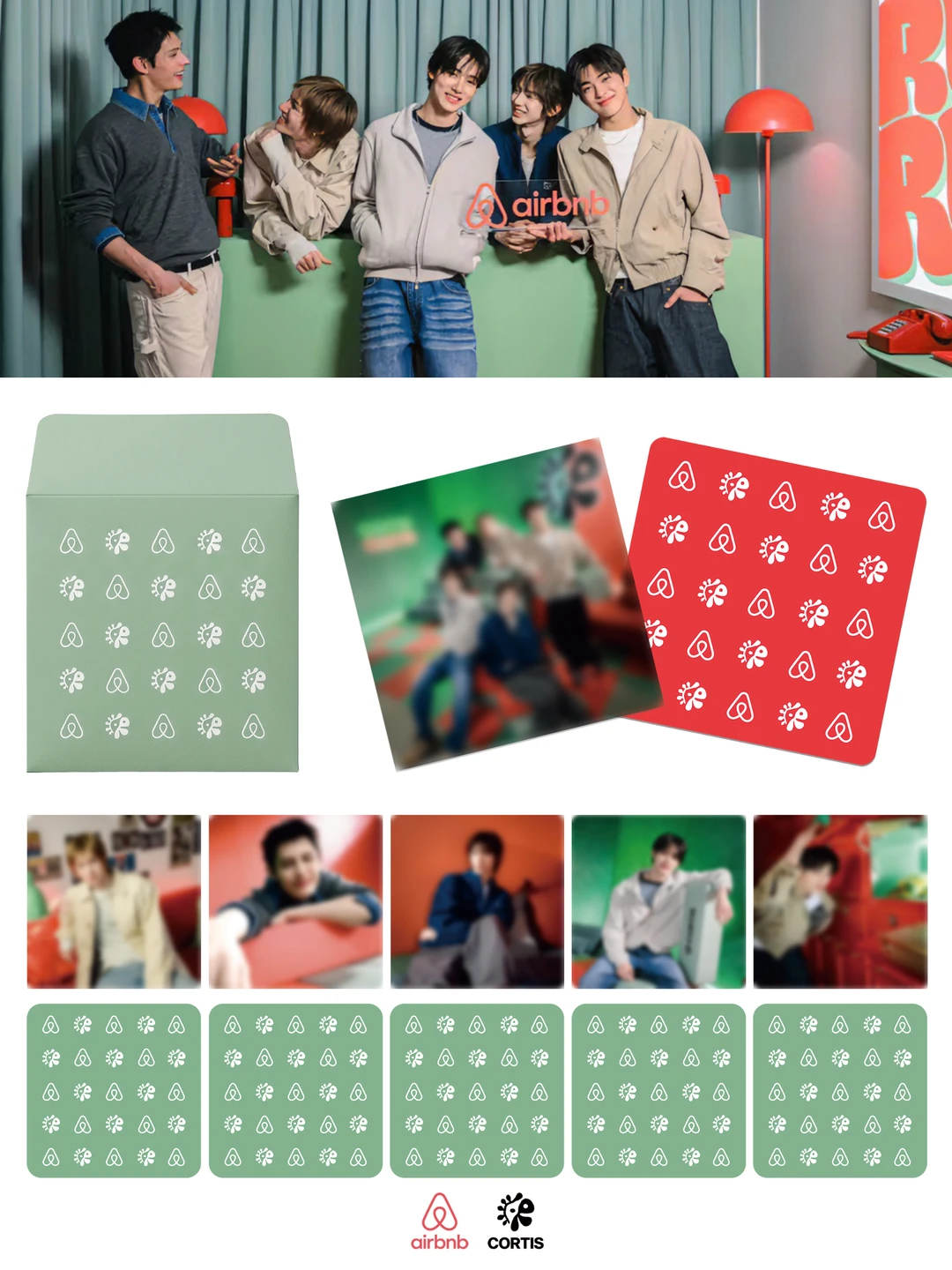 我去…cortis✖️airbnb的6张未公开限定小卡