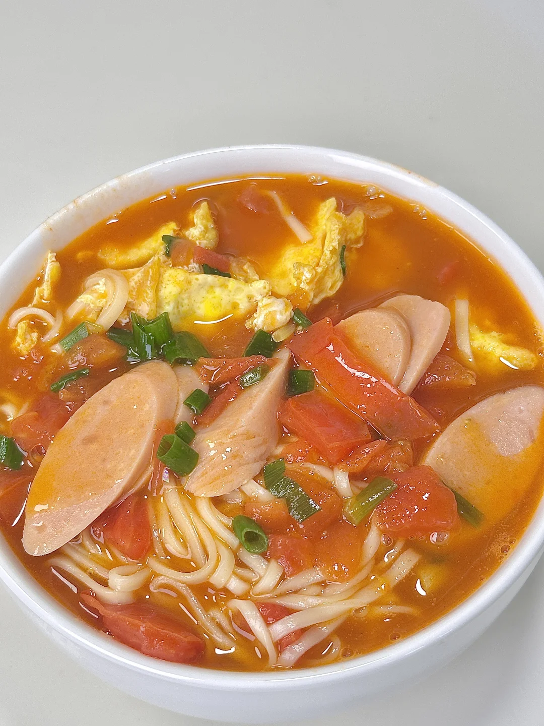 汤汁浓郁的番茄鸡蛋面 巨巨巨香！！