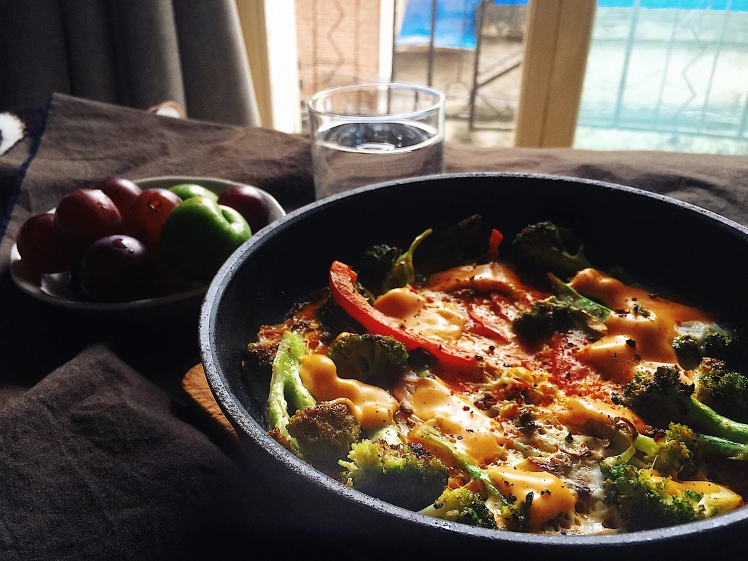 Summer周日🌧️/ 雨天的早餐Frittata🍳