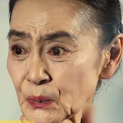 年龄差的不多，但从颜值和气质上看就差的有点大，一个是温婉大气的气质女神，一个是满脸沧桑的老人，都是明星怎么保养的都不一样呢？山本耀司的秀场，蓝盈莹和一身黑的周震南旁边，她反倒成了那抹最柔和的颜色。
有意思的是，这姐姐今年41了。从当年被群嘲的“小笼包”到现在被夸“温婉大气”，中间隔了整整十年。
