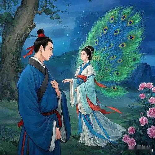 云山杂咏26/读孔雀东南飞（汉乐府民歌）

孔雀南飞应已迟，悲歌一曲哭情痴。
伶俜劳作失恩义，煎迫休弃痛别离。
府吏徘徊挂庭木，兰芝决绝赴清池。
鸳鸯终聚梧桐树，相向哀鸣夜半时。

——图片来自百度，致谢作者！ ​​​​