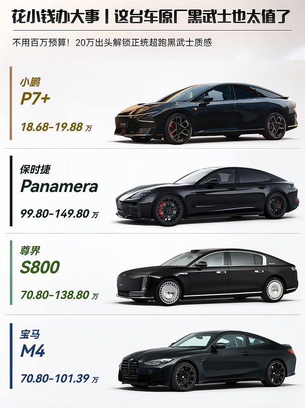 不用百万预算！20万出头解锁正统超跑黑武士