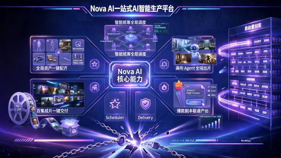 Nova AI一站式AI内容生产平台重磅上线！