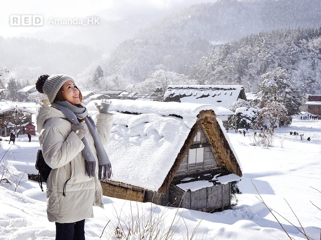 冬季看雪|冬日最美的童话—日本白川乡合掌村