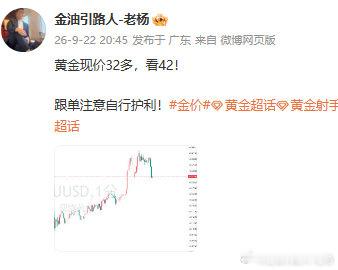 黄金现价32多单上至42点位斩下百点利润！[给力][给力]

时间精确到秒、点位、行情，任君查阅！[作揖]我杨哥向来只做实事，靠真本事说话。真正的实力，从不需要靠华丽的言语来粉饰，只要大家能赚到钱就足够了！

#黄金[超话]##黄金[超话]##黄金射手[超话]##金油引路人老杨##黄金##中国女排三连冠# ​