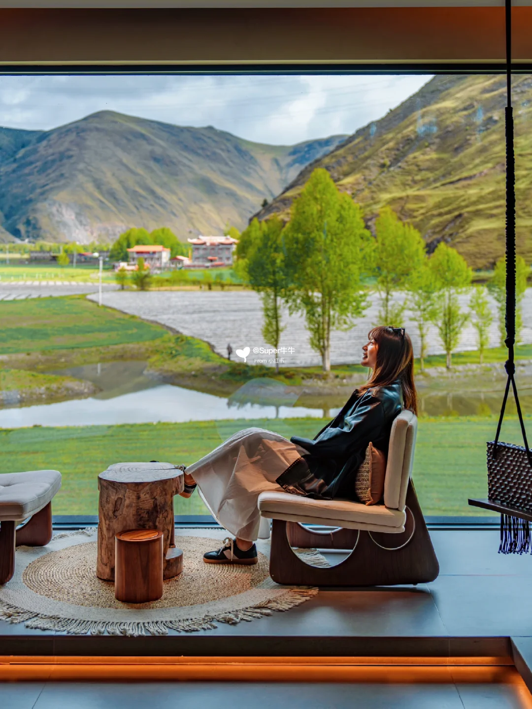 为了这扇窗景🍃我又来了一次川西新都桥❗️