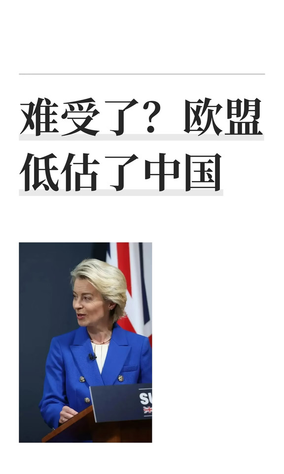 难受了？欧盟低估了中国