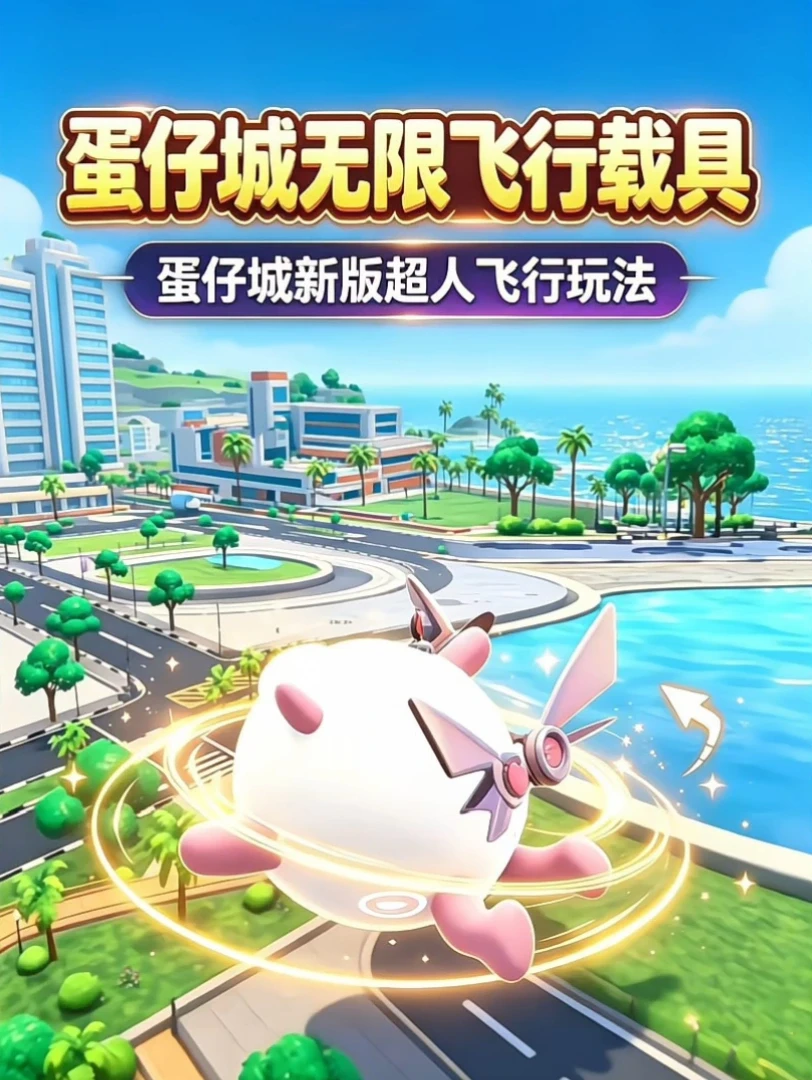 蛋仔城无限飞行载具玩法