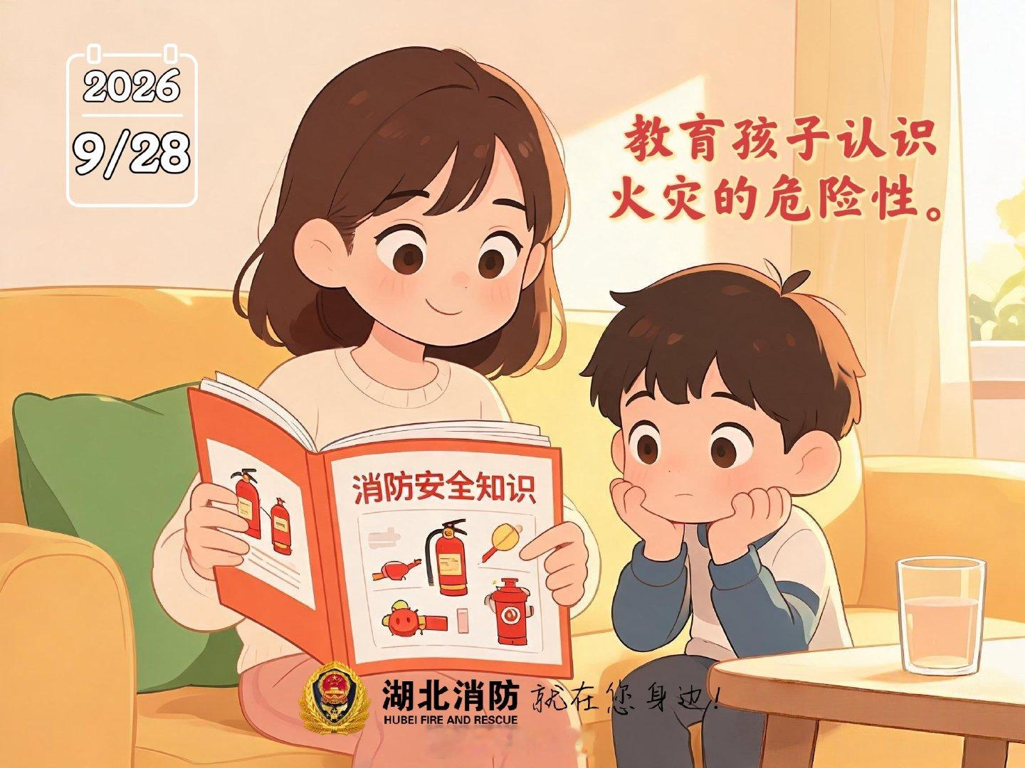 #北北说晚安#教育孩子认识火灾的危险性~​