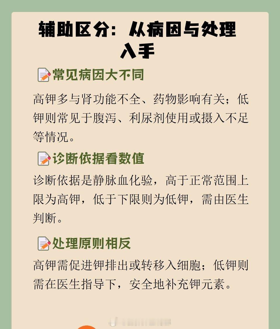 #女孩狂喝椰子水汇报工作时突然晕厥##健闻登顶计划##吃播圈催吐导泄都造成血钾暴跌# 
血钾正常范围是3.5~5.5 mmol/L，过高过低都不行。低钾不可轻视，尤其重度低钾；但高钾更危险，因为它更隐蔽、对心脏的打击更直接、进展更快。
为什么说高钾更危险？
1.起病更隐蔽：高钾早期几乎没有任何明显症状，很 ​