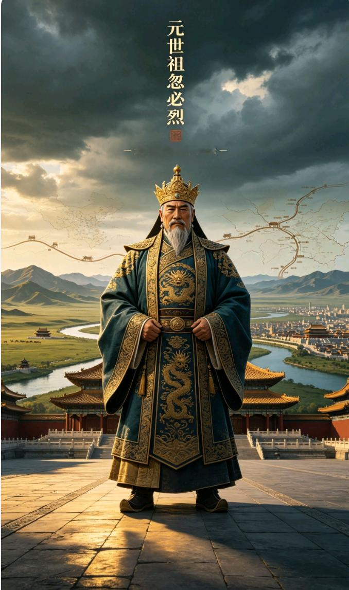《元世祖忽必烈：承接中华正统，开创大一统格局》
 
孛儿只斤·忽必烈，成吉思汗之孙，拖雷第四子，元朝开国皇帝，蒙古尊号薛禅汗。他一生最大的意义，是把草原军事征服的广袤土地，纳入中华文明的治理框架之中。
 
青年时期的忽必烈就胸怀大志，受封掌管漠南汉地后，在金莲川广招儒士，刘秉忠、姚枢、许衡等人为他出