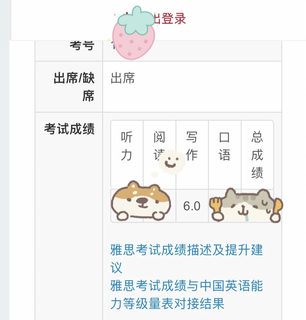 鸭鸭首考……意外满意的是写作！
