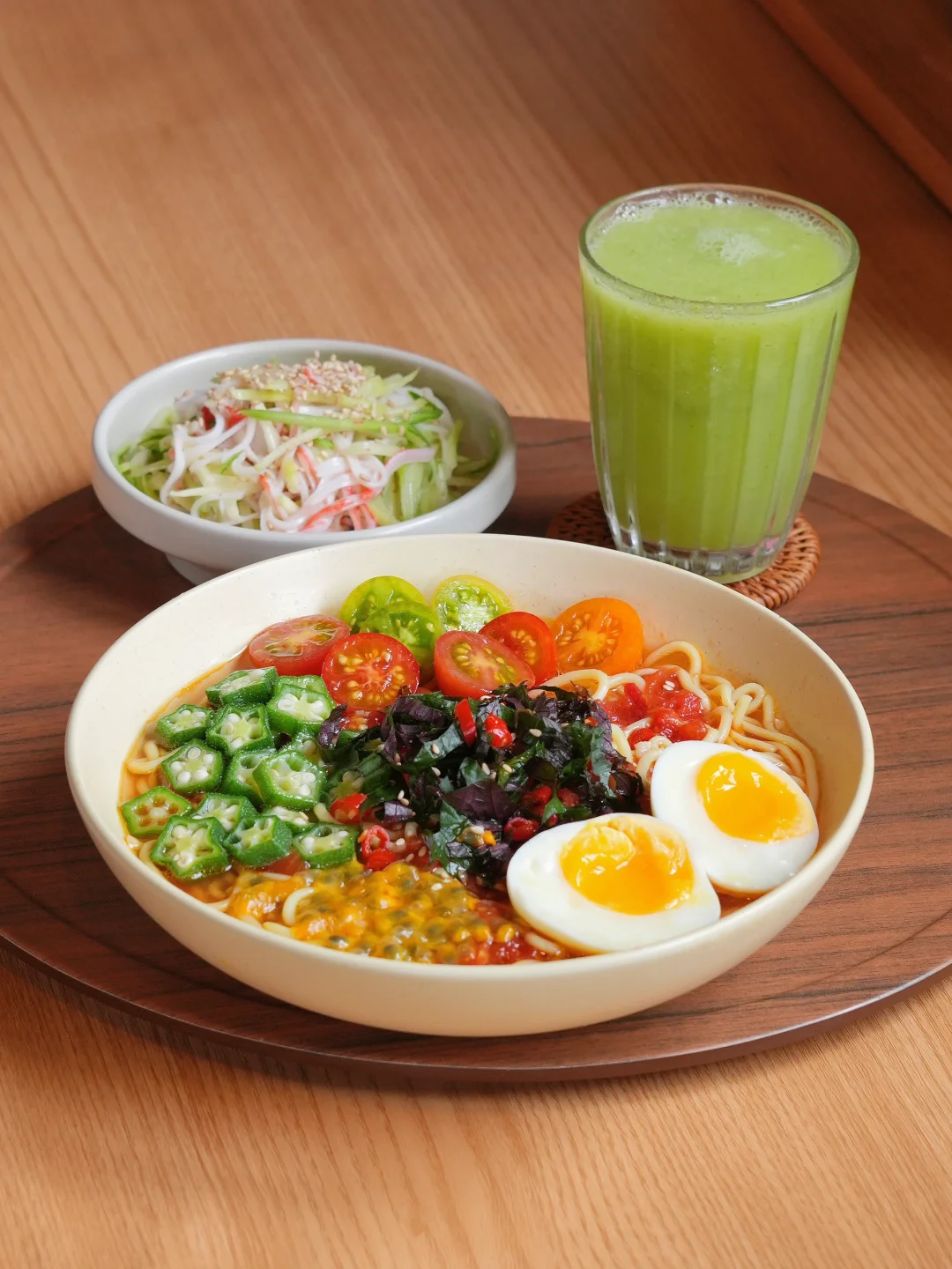 不开火料理｜百香果紫苏酸汤冷面🍜清爽低卡