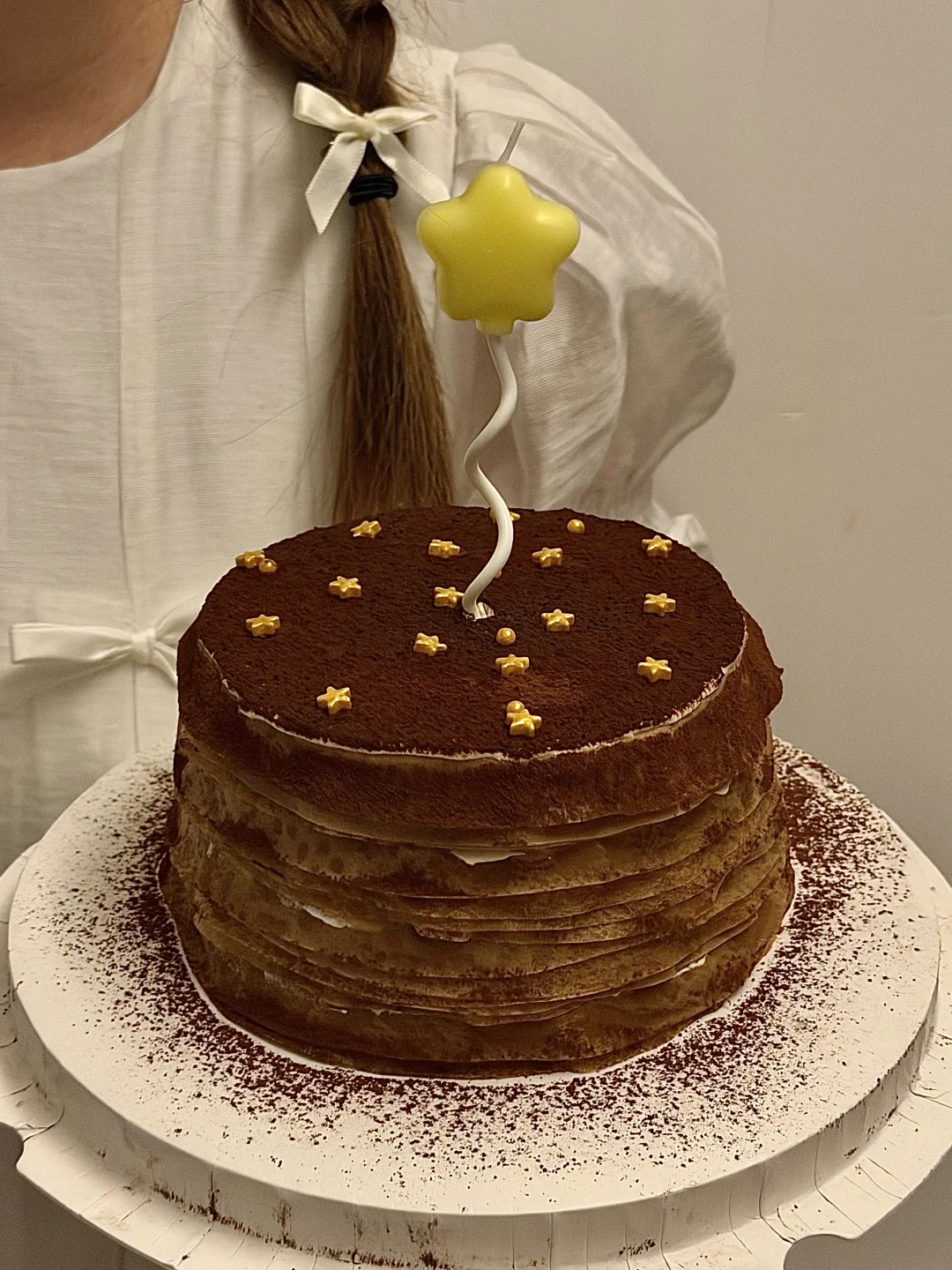 草莓星星巧克力千层奶油膏🌟🍓✨