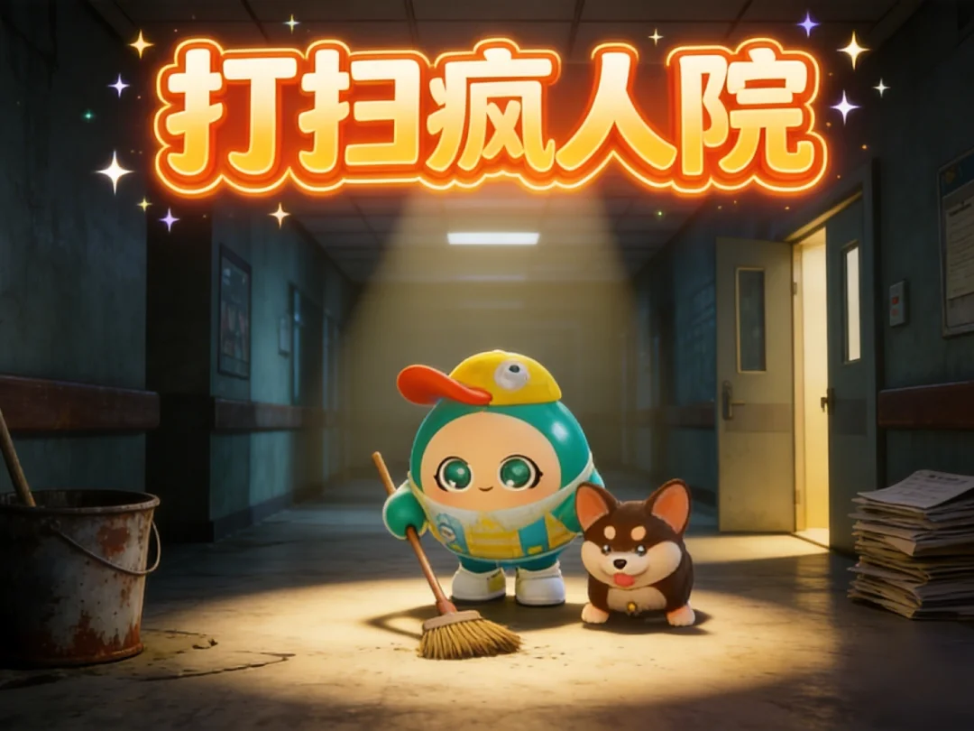 挑战去疯人院，但是不进楼里撤离！