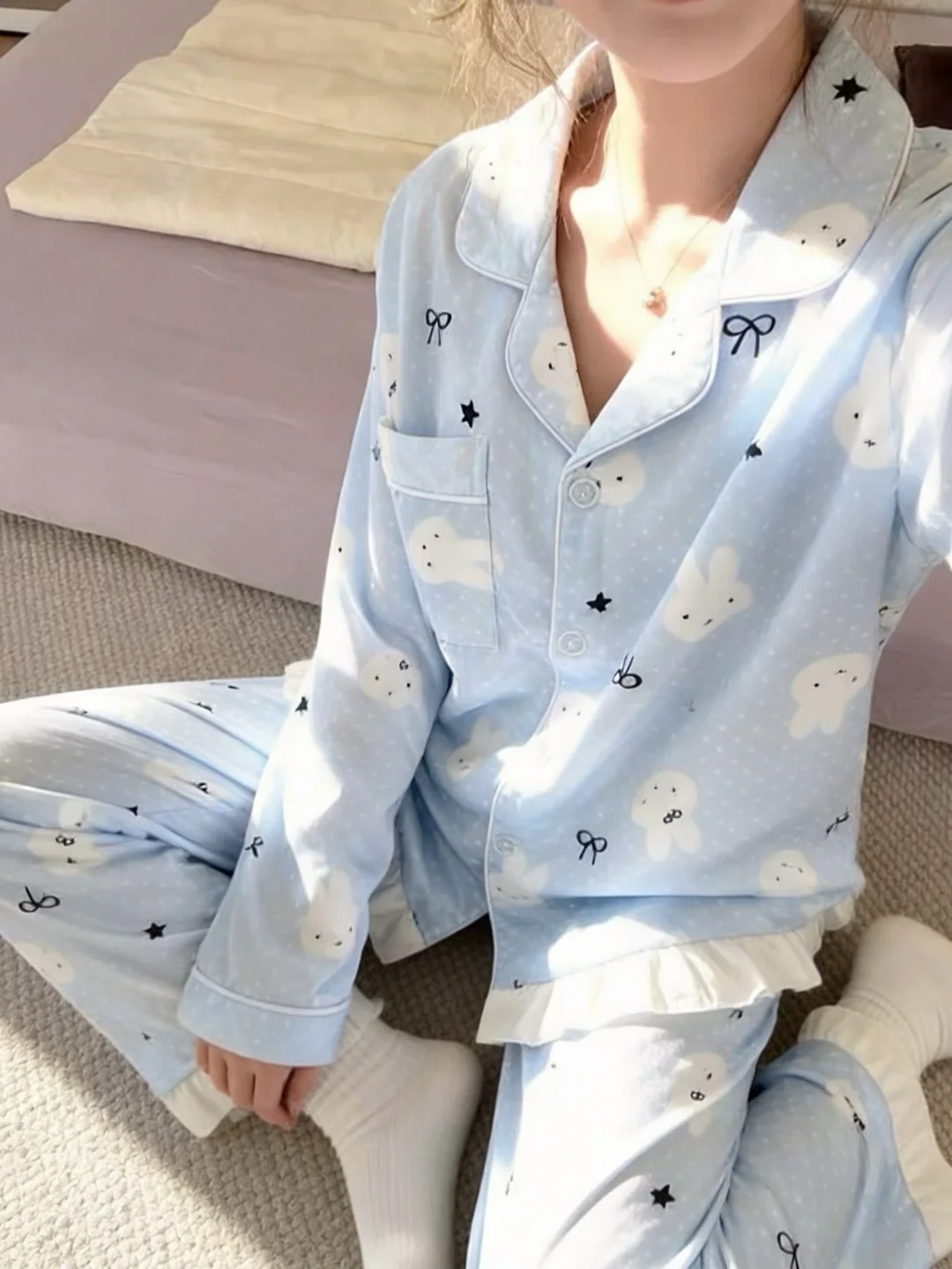 米菲遇上baby蓝！又乖又清冷…是我想要的秋天