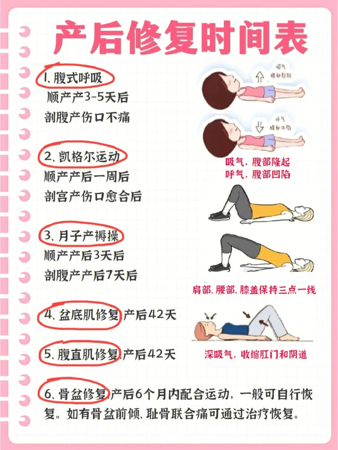 ❌产后修复别乱做！42天坐月子快速恢复攻略