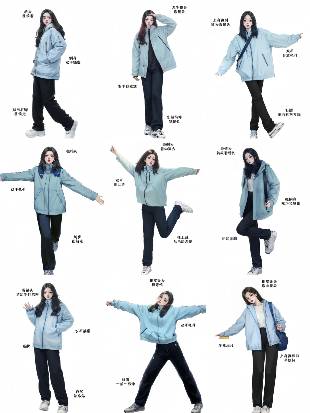 一些自由自在的拍照姿势📷真的很难不爱～