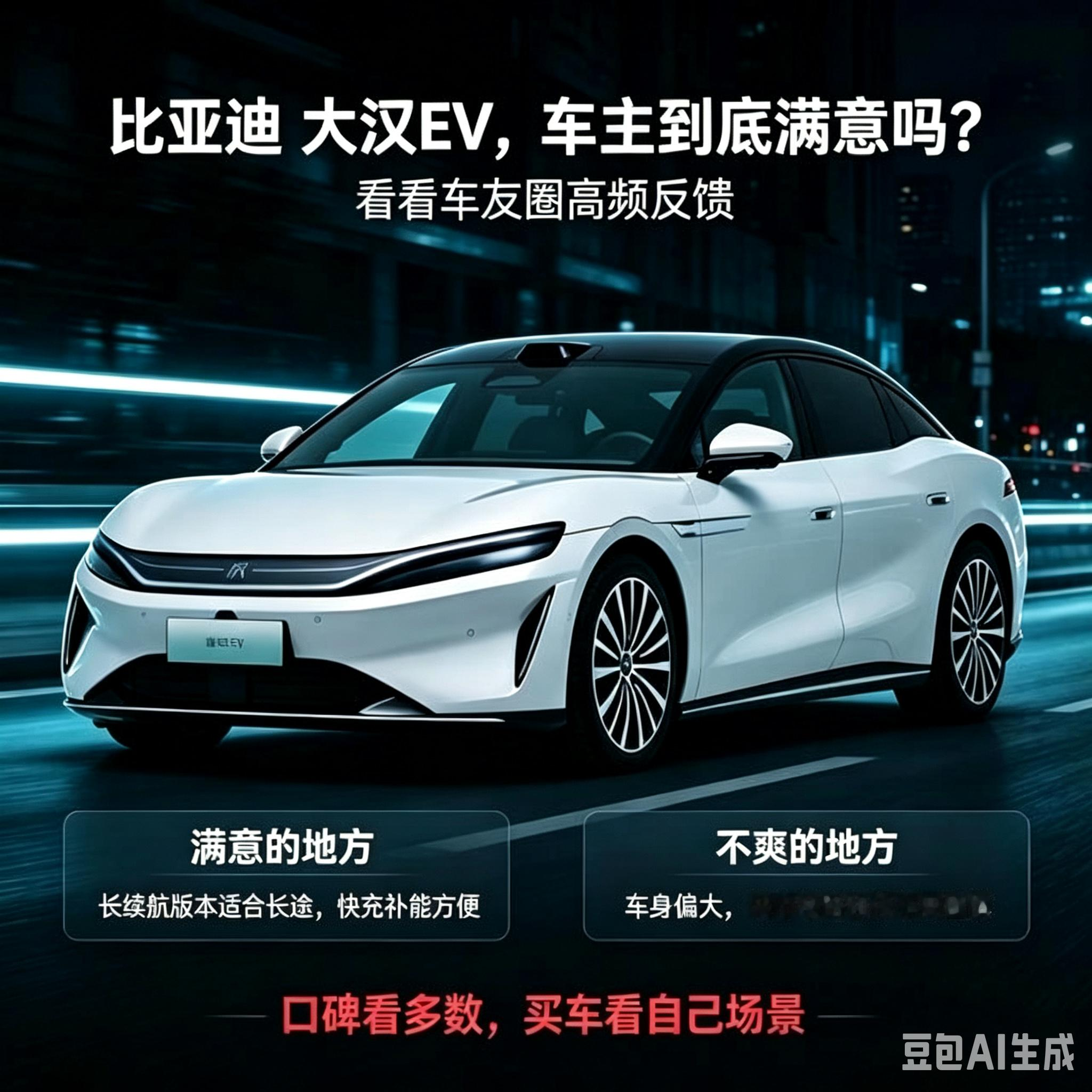 比亚迪大汉EV，车主到底满意吗