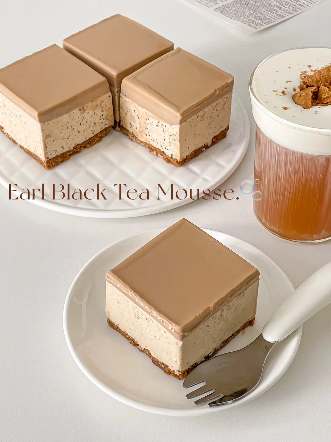 免烤箱‼️伯爵红茶慕斯🍂入口即化超丝滑✨