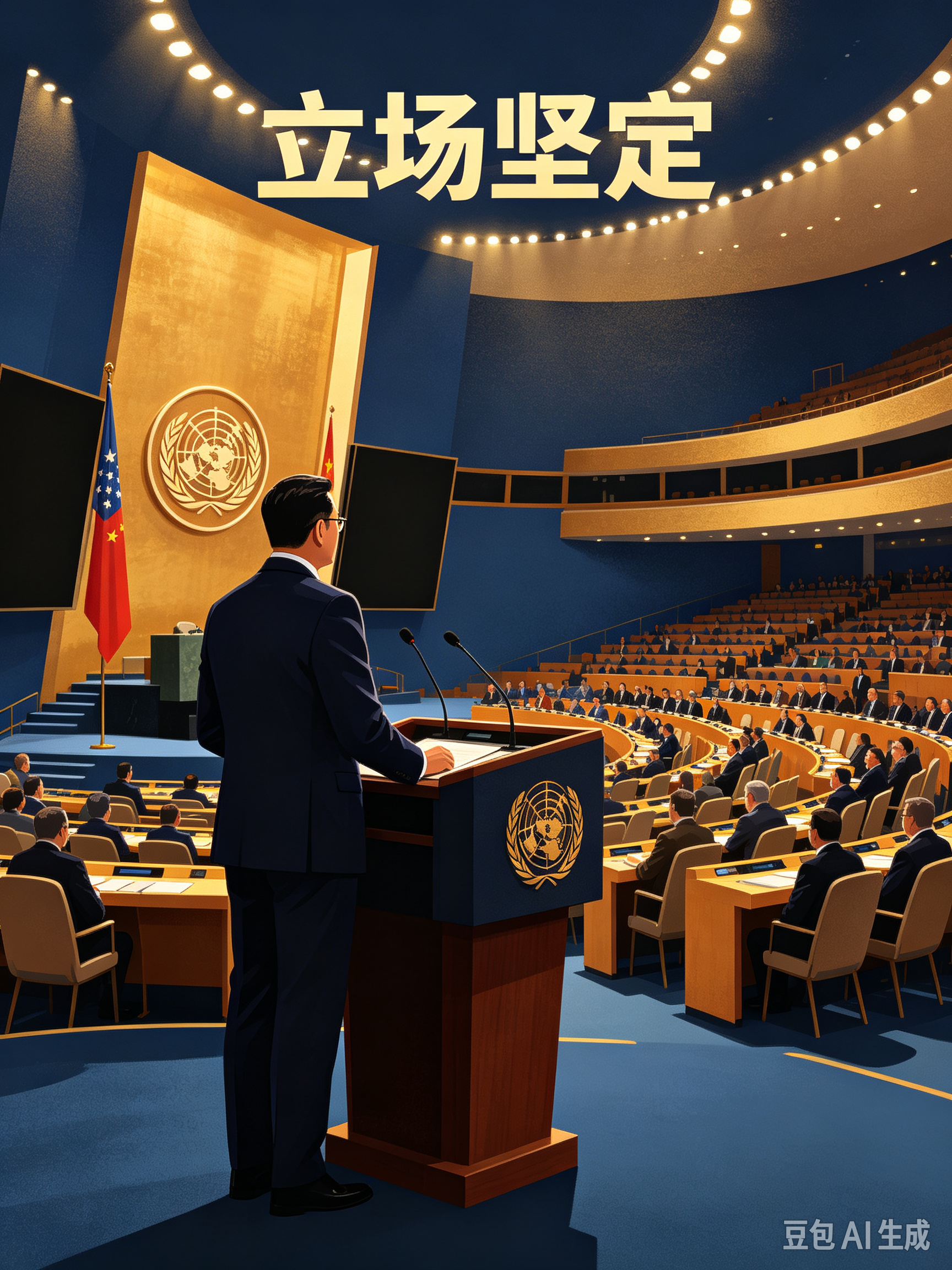 中国代表联大质问日本，立场坚定掷地有声
 
联合国大会现场，中国代表直面问题，有理有据连续发问，清晰传递立场。发言不卑不亢，条理分明，把事实摆在国际社会面前。
 
维护公平正义，坚守国际道义，这是大国的责任担当。面对相关争议，中国始终秉持客观态度，尊重各方合理关切，呼吁恪守国际准则。
 
铿锵发言，