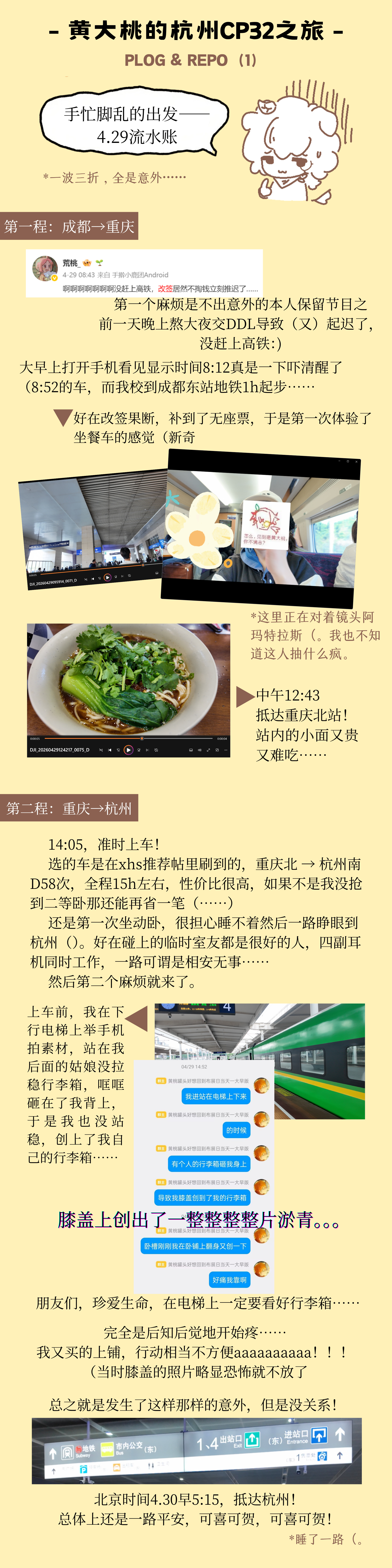 CP32repo之黄大桃的杭州plog（上）  现在登场的是此次cp杭...