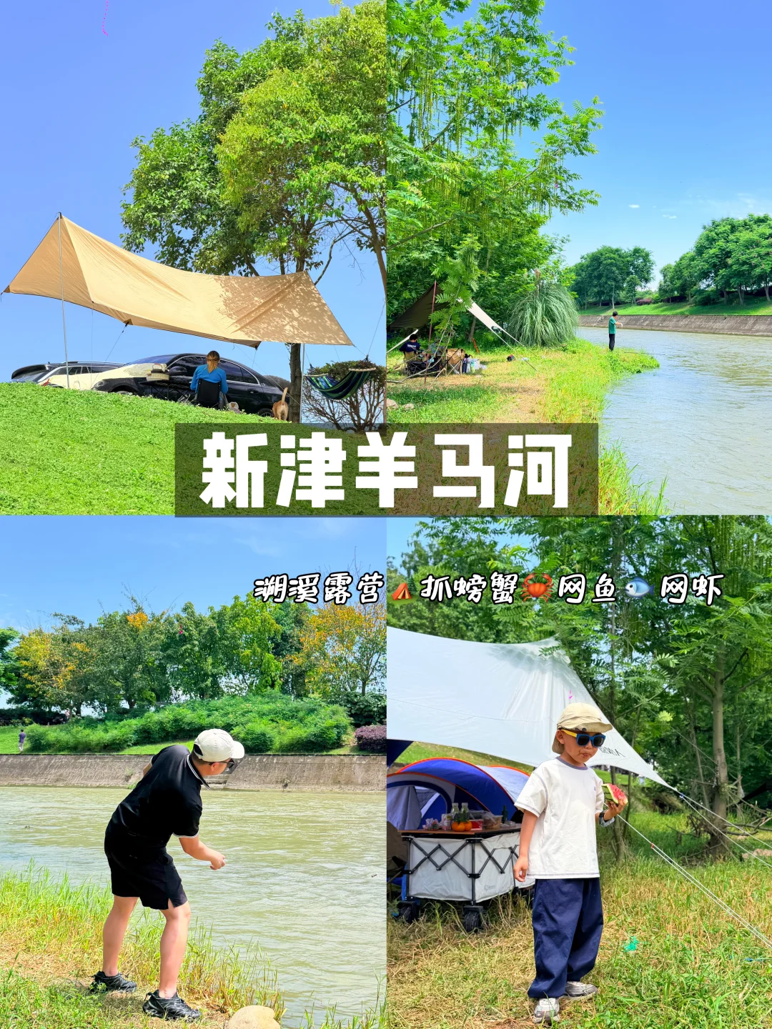 成都周边免费露营地🏕️‼️可溯溪抓螃蟹🦀