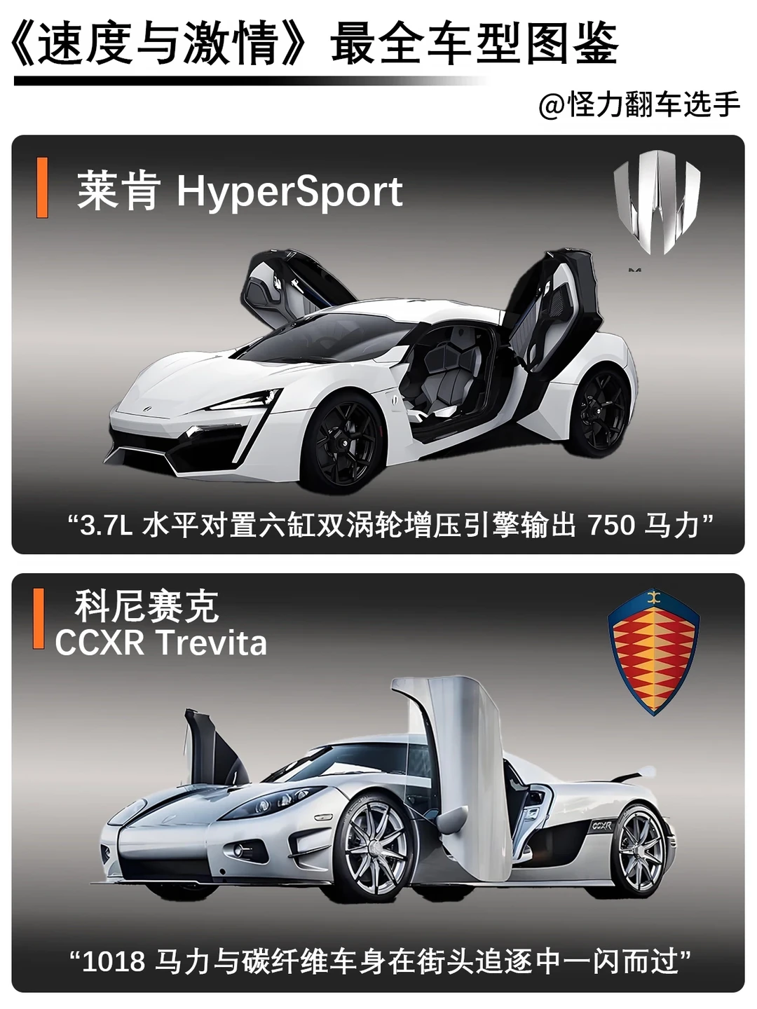 速激神车盘点｜那些让车迷疯狂的“银幕猛兽