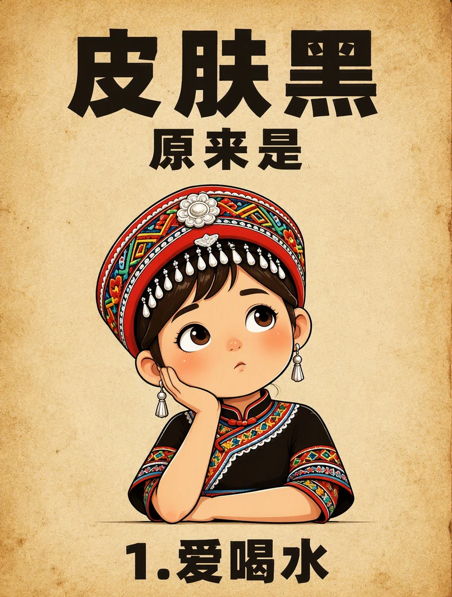 黄黑皮！三个变白小技巧