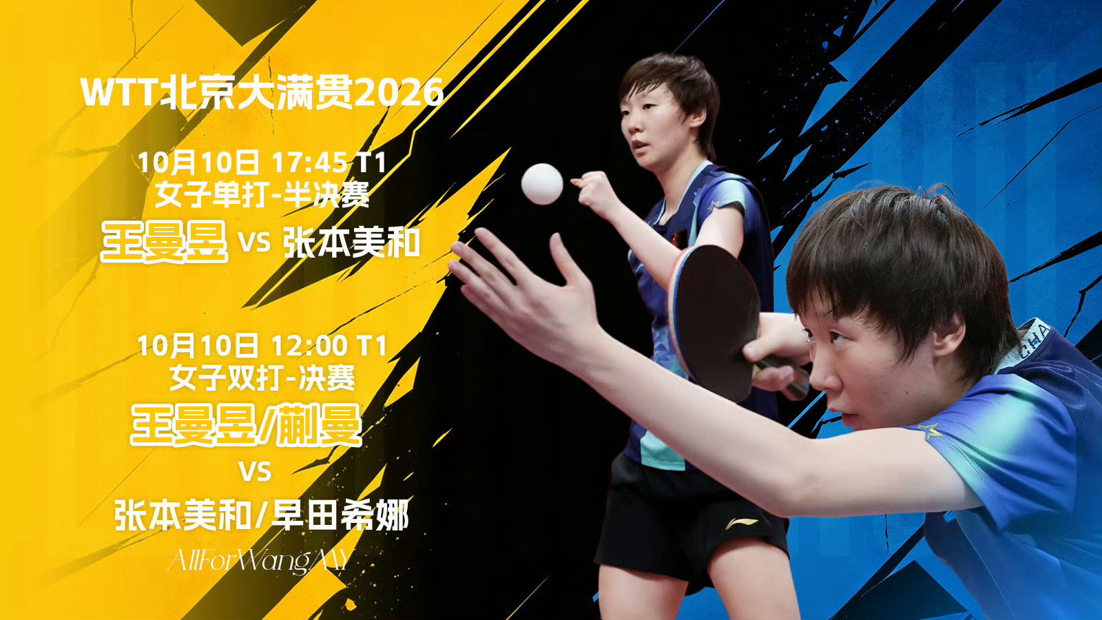 #王曼昱4比0申裕斌#
家人们，我好像进入乒乓球无限流了，这场我不是一周前刚看过吗[柯基]
明天中午#王曼昱蒯曼vs张本美和早田希娜# 这一幕也反复上演
明天晚上#王曼昱vs张本美和# ，怎么又是这俩[捂嘴哭] ​