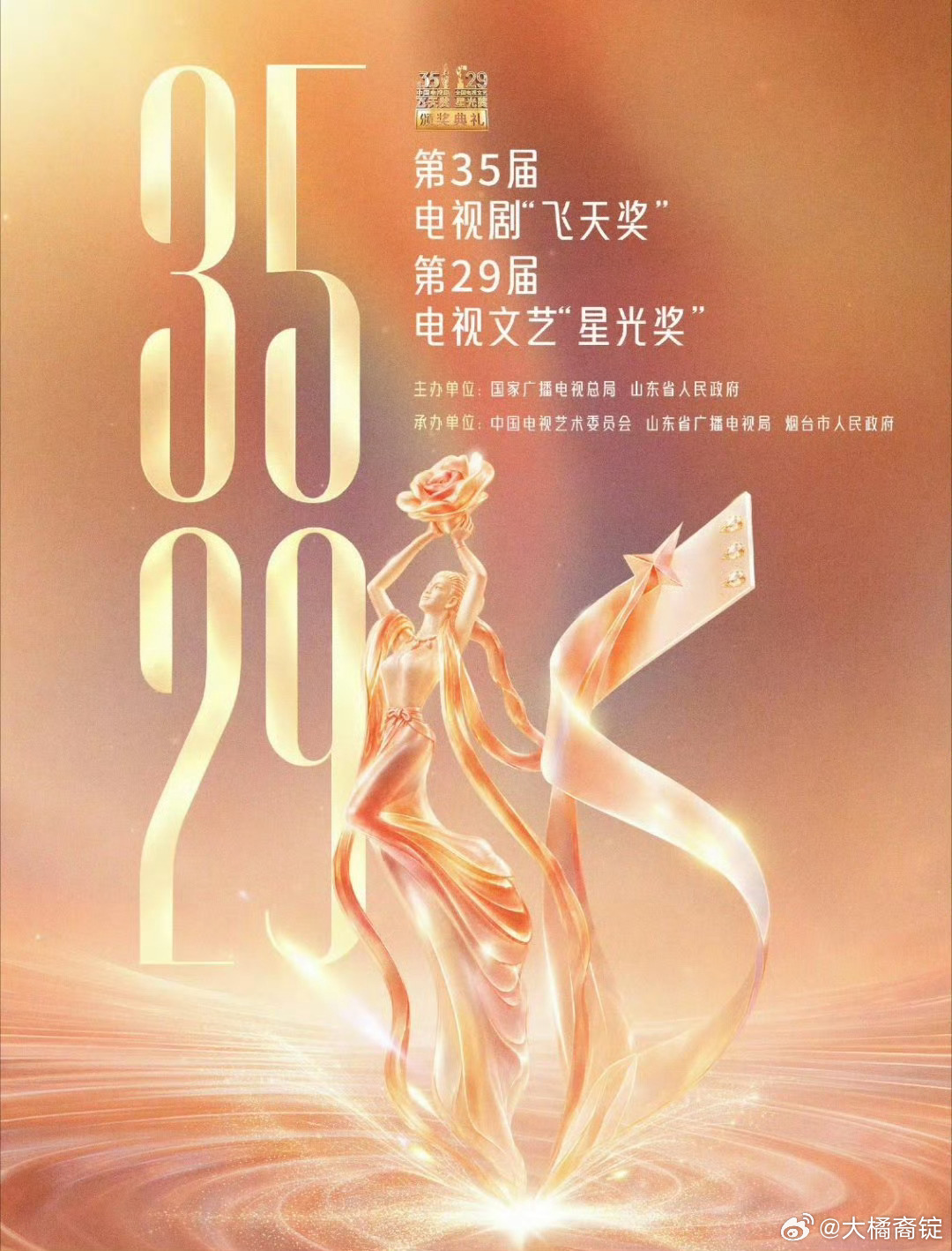 #飞天红毯#

第35届飞天奖红毯阵容正式官宣了，这次颁奖典礼将于10月9日在山东烟台举办。完整出席嘉宾名单，按官宣顺序整理如下：

🎬 完整出席嘉宾阵容

· 主持人/文艺名家：李杰、倪萍、彭文馨、任鲁豫、王珮瑜、李立宏、周深、殷秀梅
· 实力演员：朱亚文、吴越、何冰、万茜、王雷、蒋奇明、高圆圆 ​