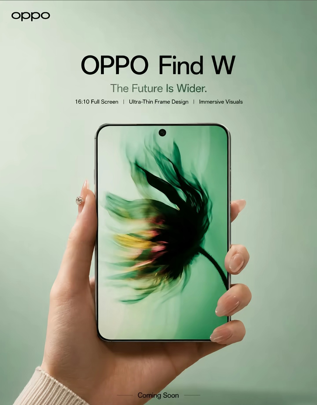 讨厌折叠屏的有福了！OPPO阔直板手机要来了，这次直接戳中痛点
 
烦透折叠屏厚重、怕折痕、嫌价格高的朋友，这次真的可以蹲一波。
OPPO阔直板手机被印度媒体曝光了，不是折叠屏，就是正经直板机。
专门解决折叠屏那些让人头疼的问题，看完爆料我直接心动。
 
本文写给讨厌折叠屏的打工人、喜欢轻薄直板机的