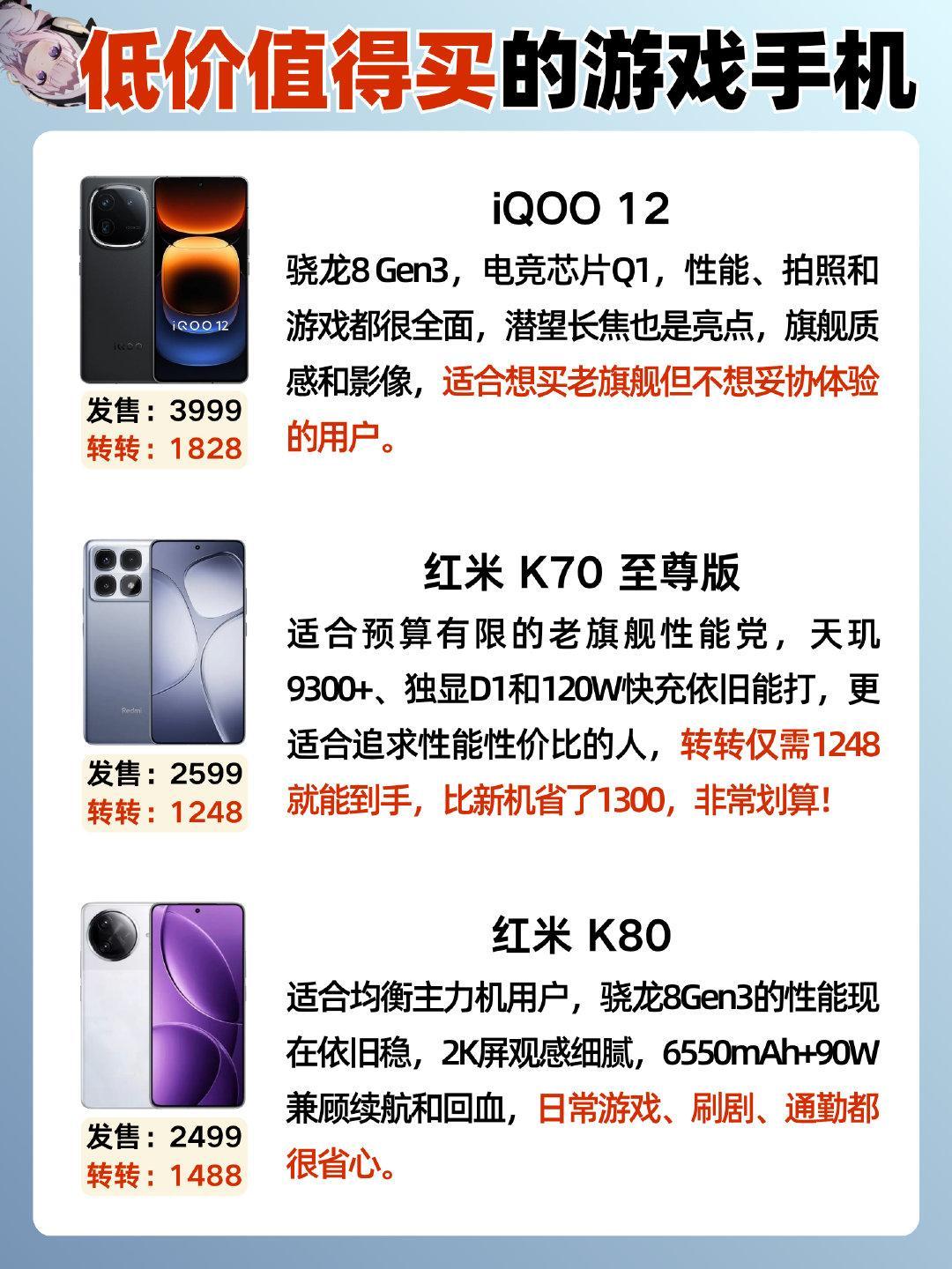 1000-2000元预算，低价值得买的游戏手机怎么选？ ​