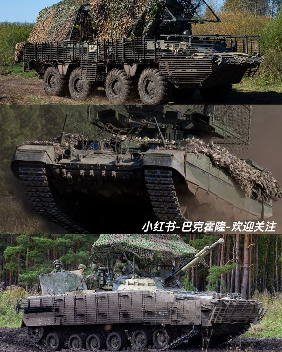毛子步战车和轮椅（？），俄军装甲部队在训练