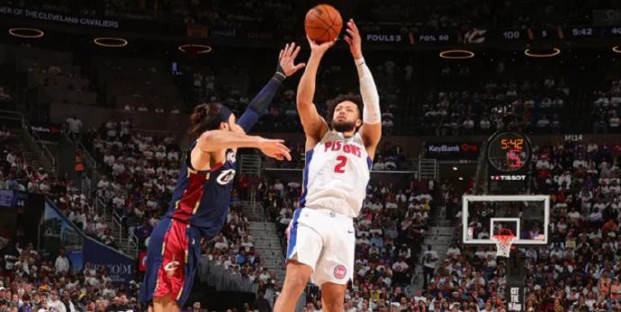 NBA季后赛天王山，克利夫兰骑士VS底特律活塞，米切尔状态火热，客场能...
