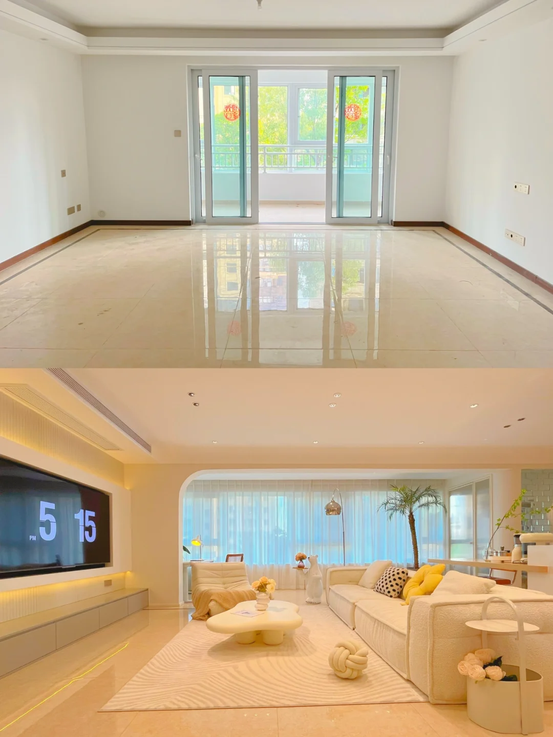 幸亏没听我妈的，客厅阳台打通太绝了🤣