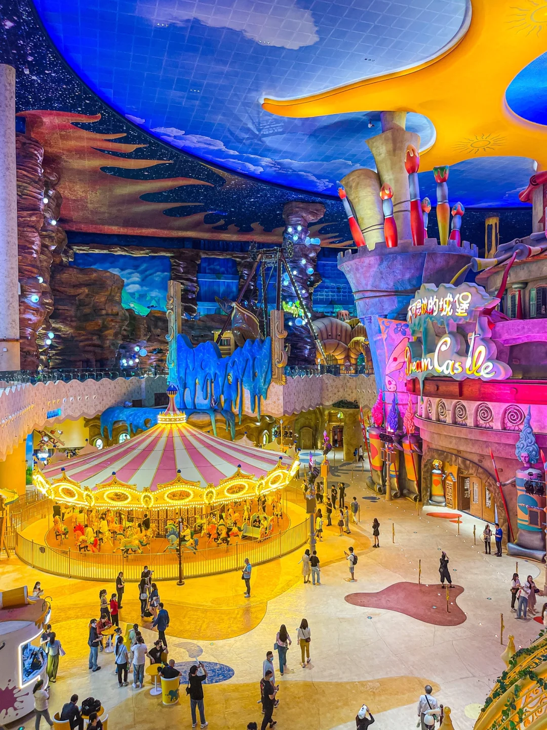 被朋友圈问爆的游乐园🌈色彩缤纷的童话世界