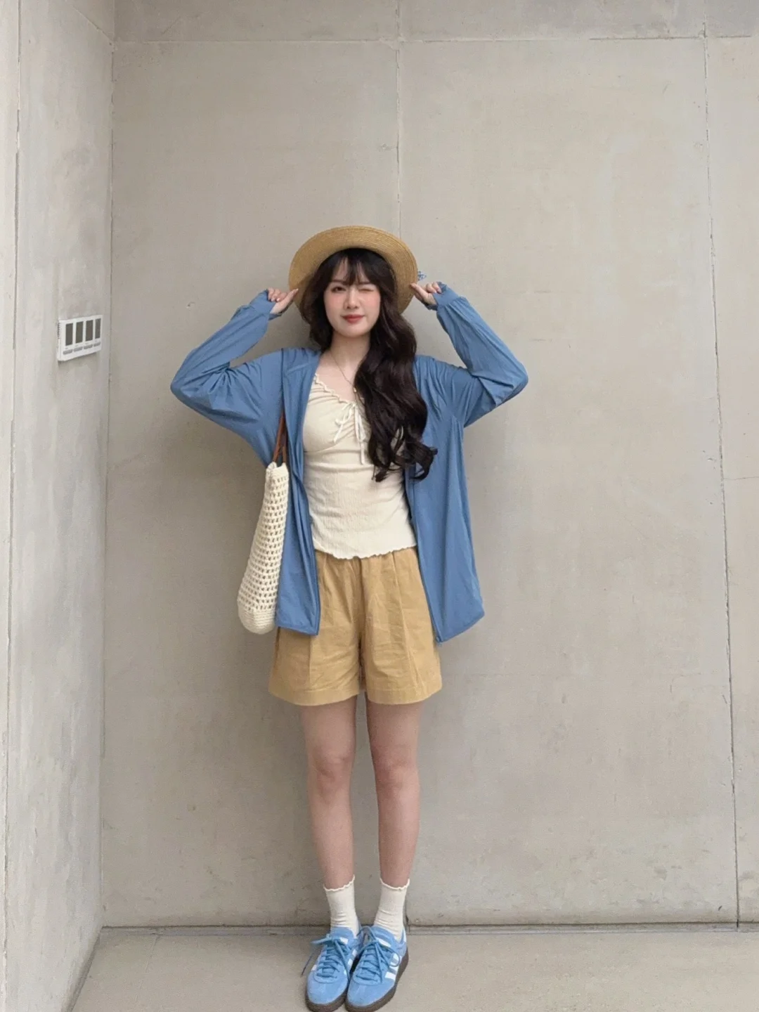 4️⃣套夏日防晒衣穿搭🧺不费力打扮就很好看~