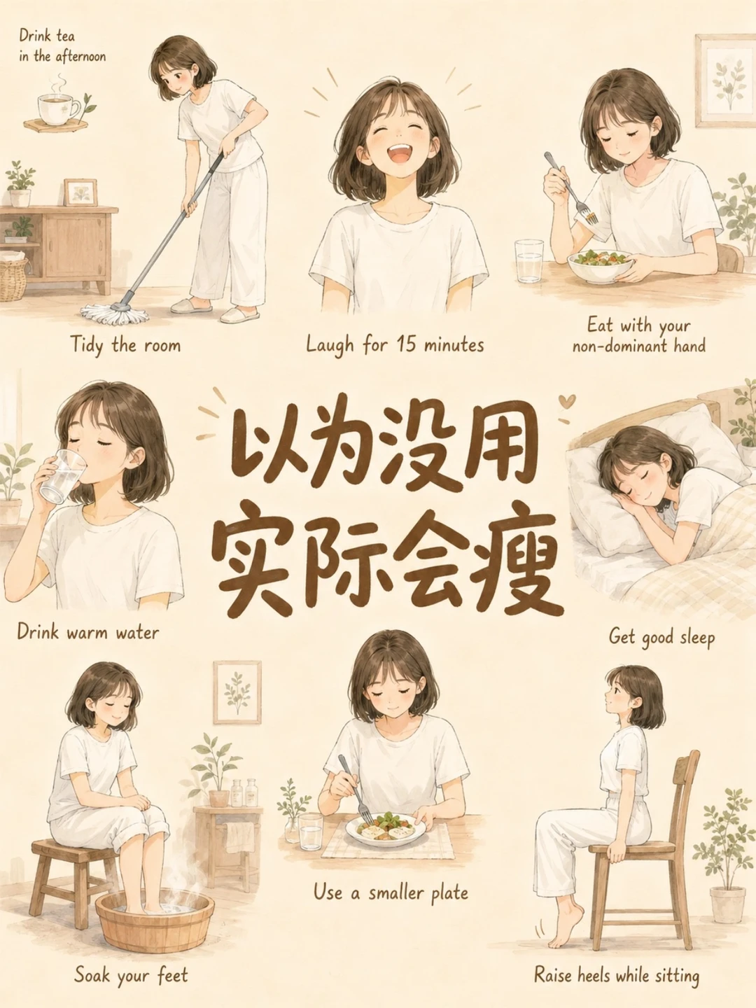 以为没用实际会瘦的方法